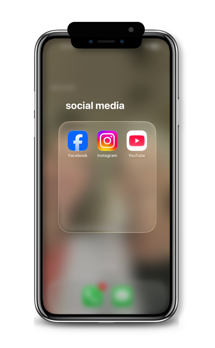iphone social Avada Caterer Mobile App